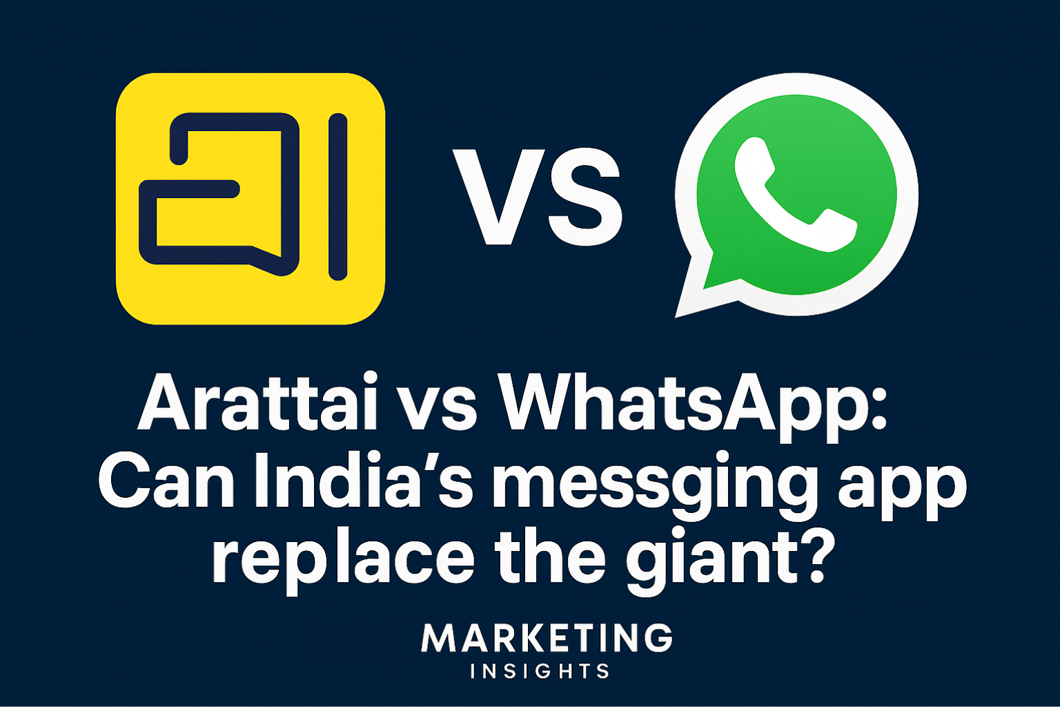 Arattai vs WhatsApp: India’s Big Messaging App Battle
